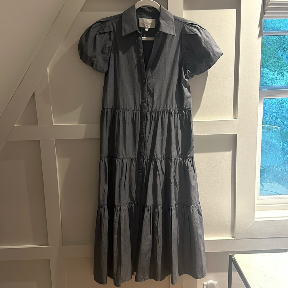 Brochu Walker tiered midi dress